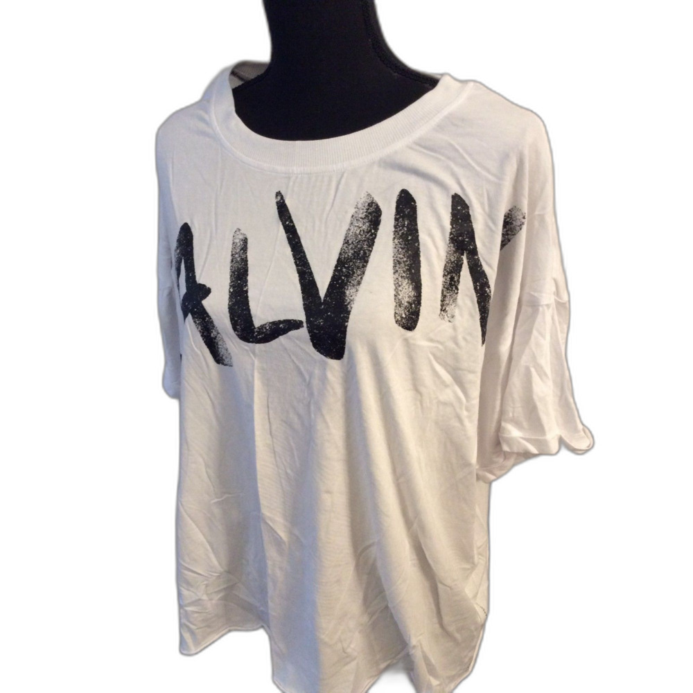 New NWT Calvin Klein Plus size 2X Performance Tee Name Logo